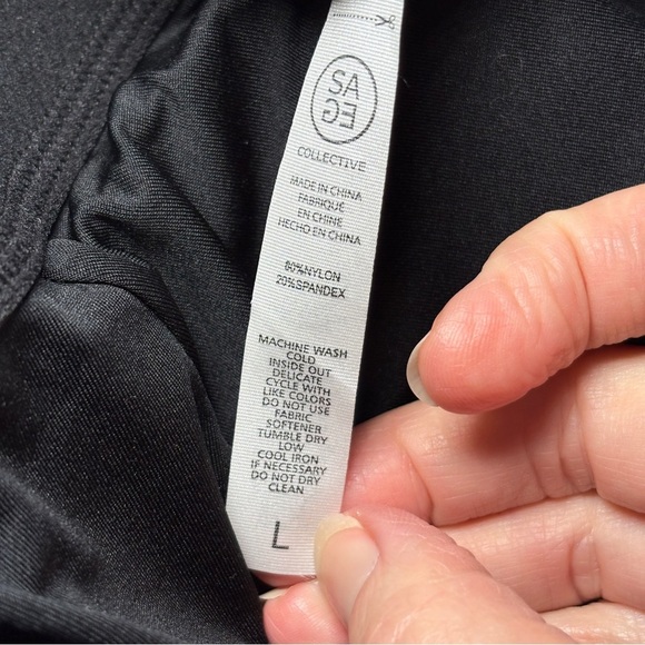 Women’s Black Active Jumpsuit Romper Loungewear Yoga One Piece Jogger Style Sz L - Picture 5 of 7